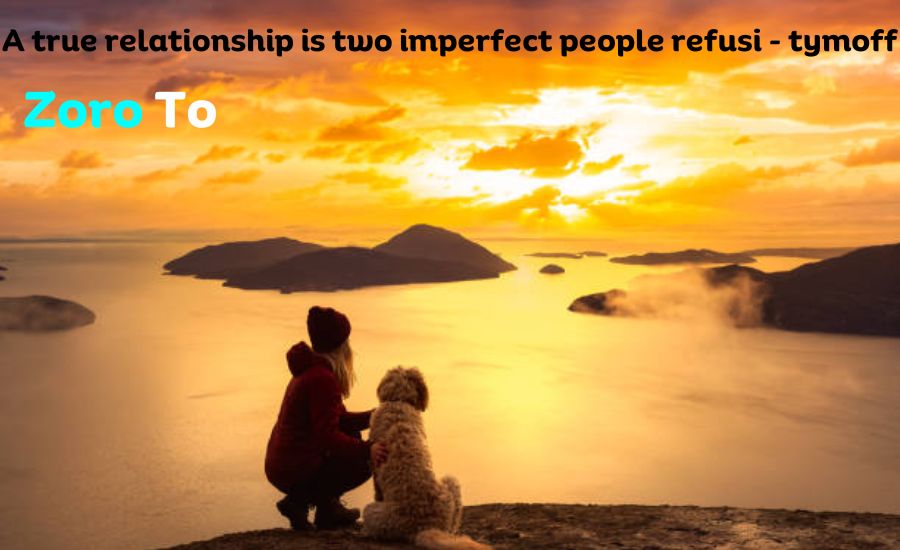 A True Relationship Is Two Imperfect People Refusi - Tymof